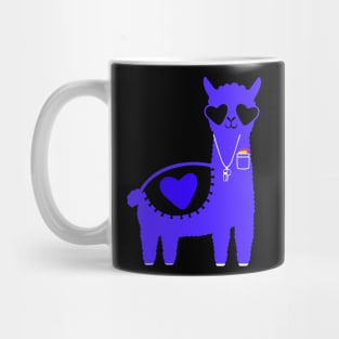 Alpaca Referee Funny Mug